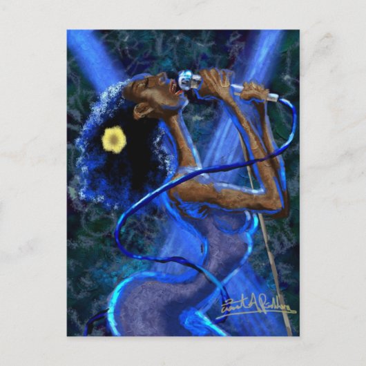 ラプソディ葉書のブルース ポストカード (正面)