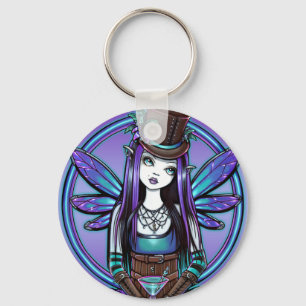 "ラプソディ"のゴシック様式アブサンの妖精の芸術Keychain キーホルダー