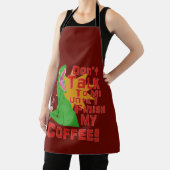 ラプターとコーヒー エプロン (インサイチュ)