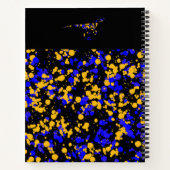 ラプターの飛び散絵を描り ノートブック (裏面)