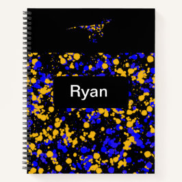 ラプターの飛び散絵を描り ノートブック