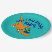 ラプターケーキプレート ペーパープレート (アングル)