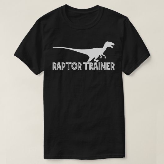 ラプタートレーナードッグトレーニング動物愛好家犬のオーナー Tシャツ (デザイン正面)