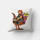 ラプターホールディングきらめくボトルのワイン&花 クッション (裏面)