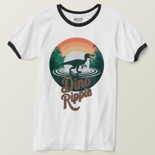 ラプターリップル Tシャツ (デザイン正面)