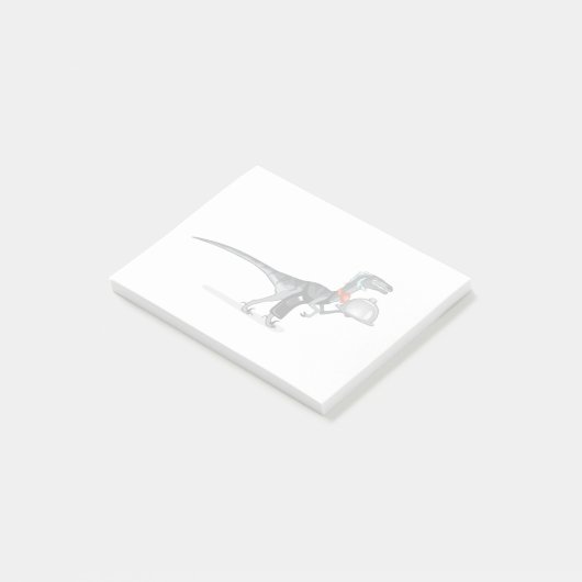 ラプター食品ウェイターのイラストレーション。 ポストイット (アングル)