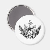 ラプター・イエスがあなたを愛する マグネット (正面/裏面)