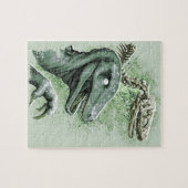 ラプター·イン·グリーン ジグソーパズル (横)