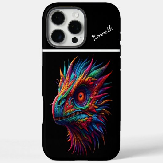 ラプター レインボードラゴンの視線 Case-Mate iPhoneケース (裏面)