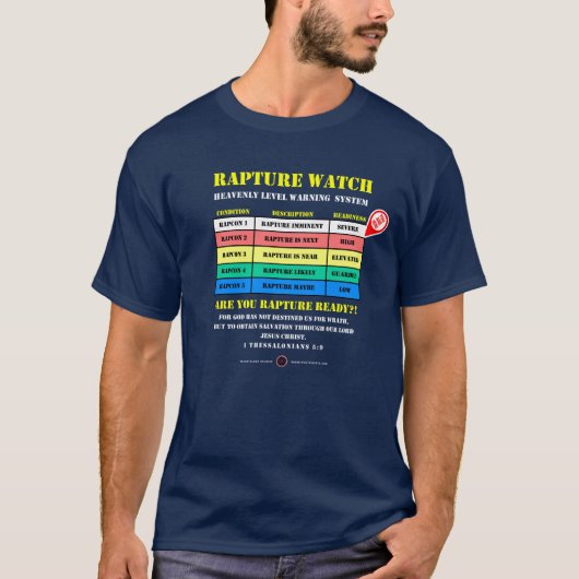ラプチャー警報レベル Tシャツ (正面)