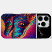 ラプトル コズミック恐竜の肖像 Case-Mate iPhoneケース (裏面 (横))