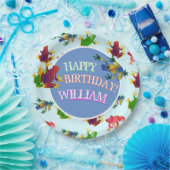 ラプフロッグ熱帯産 ペーパープレート (パーティー)