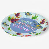 ラプフロッグ熱帯産 ペーパープレート (アングル)