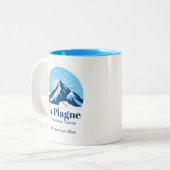 ラプラグネフランススキーバケーションマググ ツートーンマグカップ (正面左)