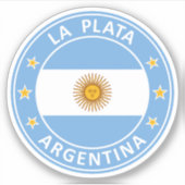 ラプラタ・アルゼンチン シール (正面)