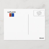 ラプランドの地図 ポストカード (裏面)