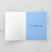 ラプランドの女の子はトナカイのクリスマスカードを握ります シーズンカード (内部)