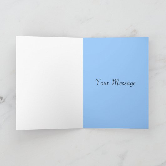 ラプランドの女の子はトナカイのクリスマスカードを握ります シーズンカード (内部)