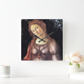 ラプリマベラバイサンドロボッティチェリ スクエア壁時計 (ホーム)