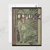 ラプルメバイアルフォンスミュシャ ポストカード (正面/裏面)