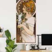 ラプルメフランスヴィンテージウォールアールヌーボー1899 ポスター (ホームオフィス)