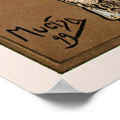 ラプルメフランスヴィンテージウォールアールヌーボー1899 ポスター (角)