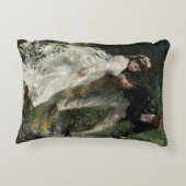 ラプロムナードルノアールカップル歩く絵画ズアート アクセントクッション (裏面)