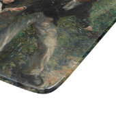 ラプロムナードルノアールカップル歩く絵画ズアート カッティングボード (角)