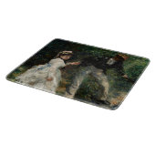 ラプロムナードルノアールカップル歩く絵画ズアート カッティングボード (角)