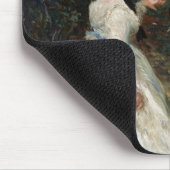 ラプロムナードルノアールカップル歩く絵画ズアート マウスパッド (コーナー)