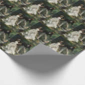 ラプロムナードルノアールカップル歩く絵画ズアート ラッピングペーパー (角)