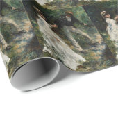 ラプロムナードルノアールカップル歩く絵画ズアート ラッピングペーパー (ロールコーナー)