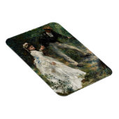 ラプロムナードルノアール印象派絵画の芸術 マグネット (右側)