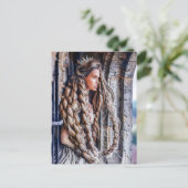 ラプンツェルと塔の長い髪 ポストカード (スタンド正面)