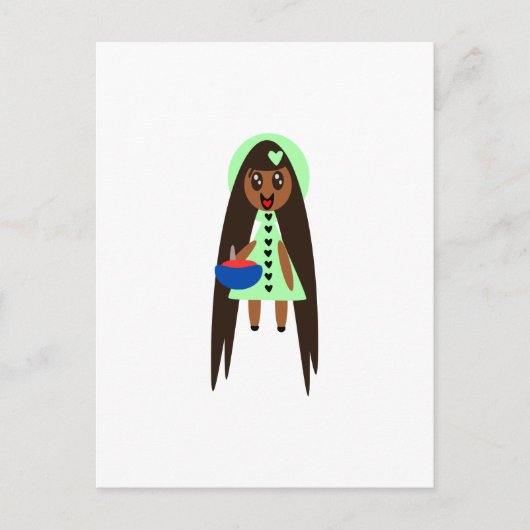 ラプンツェルと魔法トマトスープ ポストカード (正面)