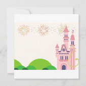 ラプンツェルの写真付き感謝カード サンキューカード (裏面)