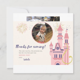 ラプンツェルの写真付き感謝カード サンキューカード