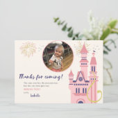 ラプンツェルの写真付き感謝カード サンキューカード (スタンド正面)