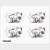 ラプンツェルの非常に悪いヘアデイステッカー 長方形シール (シート)