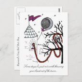 ラプンツェルの非常に悪い髪の日のはがき ポストカード (正面/裏面)