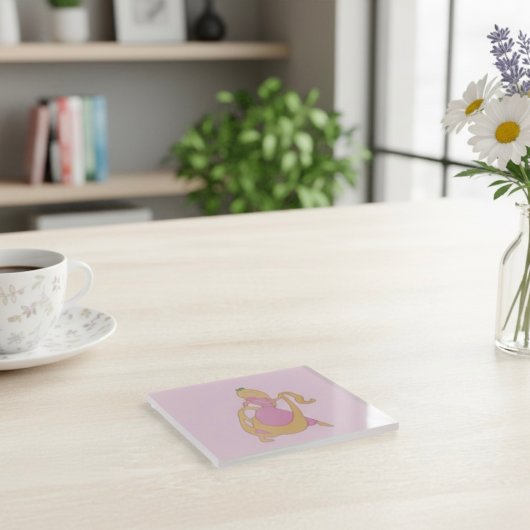 ラプンツェルガラスコースター ガラスコースター