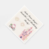 ラプンツェルパーティーパーソナライズされたナプキンス スタンダードランチョンナプキン (角)