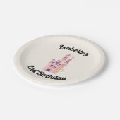 ラプンツェルパーティーパーソナライズされたプレート ペーパープレート (アングル)