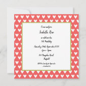 ラプンツェルプリンセスライトスキントーンパーティの招待状 (裏面)