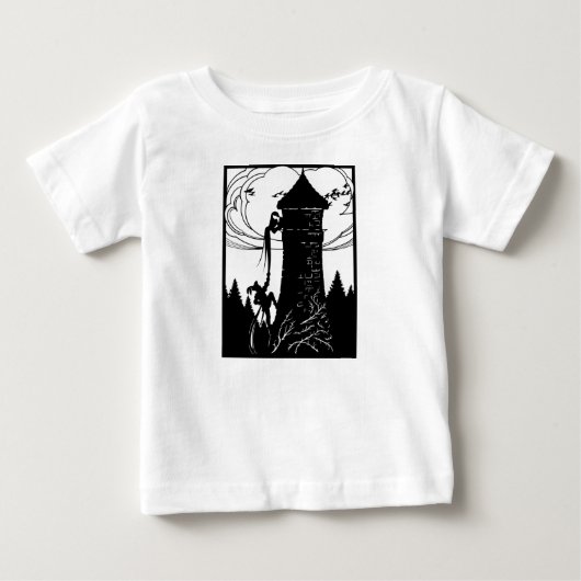 ラプンツェルベビーTシャツ ベビーTシャツ (正面)