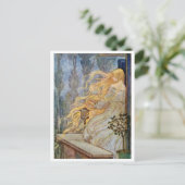 ラプンツェルヴィンテージイラストレーションはがき ポストカード (スタンド正面)