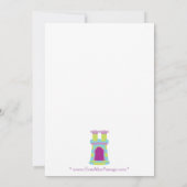 ラプンツェル誕生日招待状 招待状 (裏面)