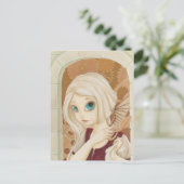 ラプンツェル – スチームパンクフェアリー語ポストカード ポストカード (スタンド正面)