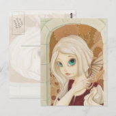 ラプンツェル – スチームパンクフェアリー語ポストカード ポストカード (正面/裏面)