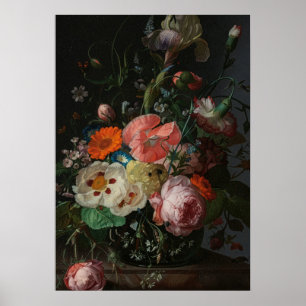 ラヘル・ルイス 17世紀 オランダ絵画黄金時代 静物画 ヴィンテージ オールドマスター ポスター